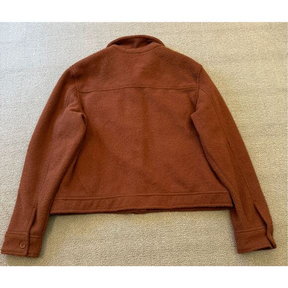 Joie Brown Jacket Women's Size L/G Button Up‎ Outerwear - Picture 2 of 14